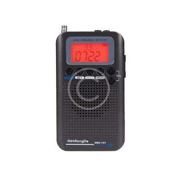Portable VHF Air Band Transceiver Radio